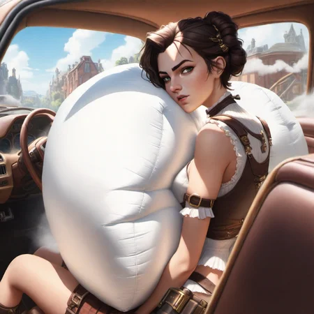 Inflated Airbag