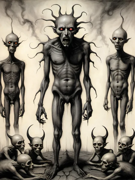 (((black charcoal sketch))),Surreal horror style by Pawel Kuczynski and grim grimsley and Pär Olofsson,surreal abstract art,the thef of dreams,crazed demonic realm of madness,weirdcore,depth of field,unsettling,asymmetric abnormalities,surreal masterpiece,insanely detailed,insane imagination illustrated,sharp focus,creepy,never before seen art of an evil mastermind,demented dream