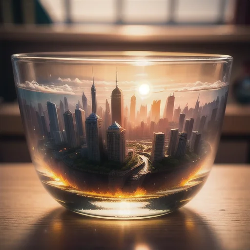 mini\(ttp\), (8k, RAW photo, best quality, masterpiece:1.2), shanghai city, miniature, landscape, glass bowl <lora:miniatureWorldStyle_v10:0.8>