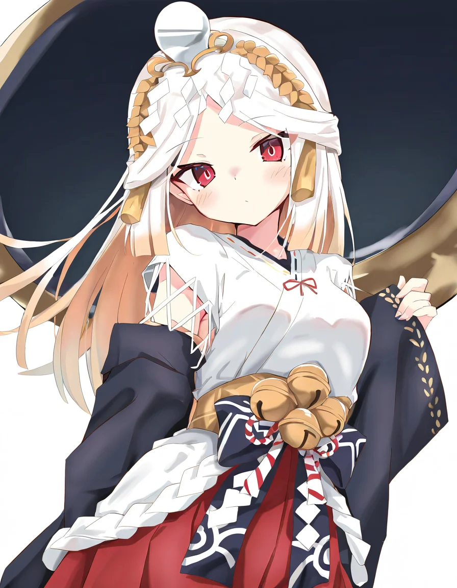 yuzuanjin,1girl,solo,looking at viewer,simple background,white background,cowboy shot,<lora:yuzuanjinC-000008:1>,, masterpiece, best quality, very aesthetic, absurdres,newest, incredibly absurdres,, toshizou \(0714\)