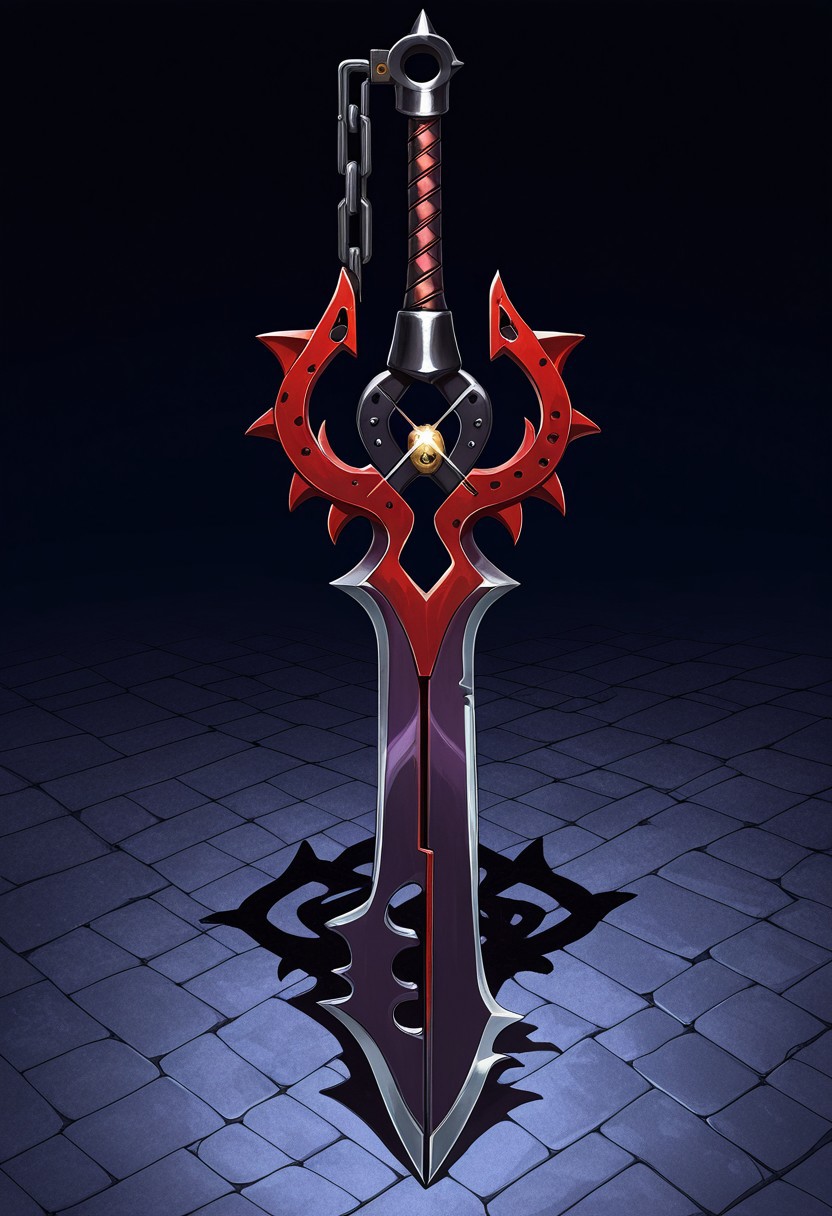 MASTERPIECE, AMAZING QUALITY, NO HUMANS, G0DSW0RD, EVIL KEYBLADE