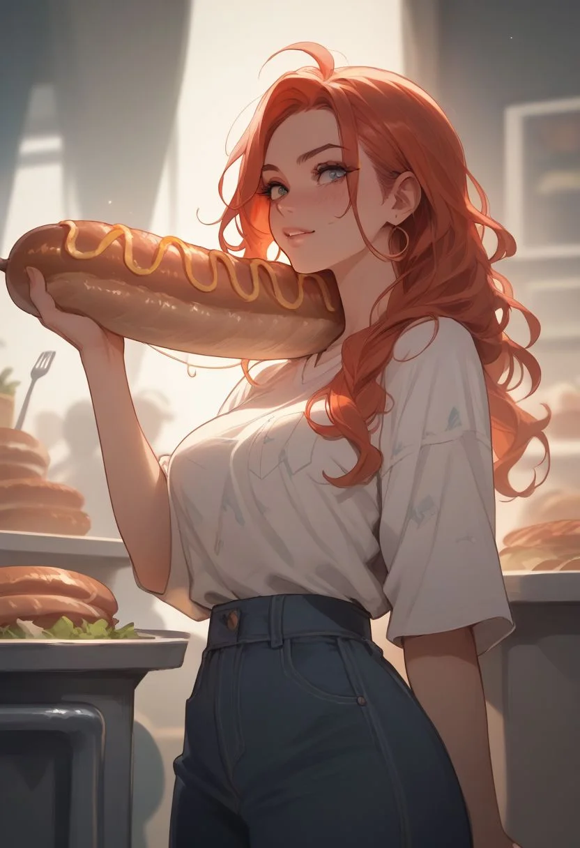 score_9, score_8_up, score_7_up, score_6_up, score_5_up, score_4_up,
solo, 1girl, BREAK
1girl, huge sausage, holding,