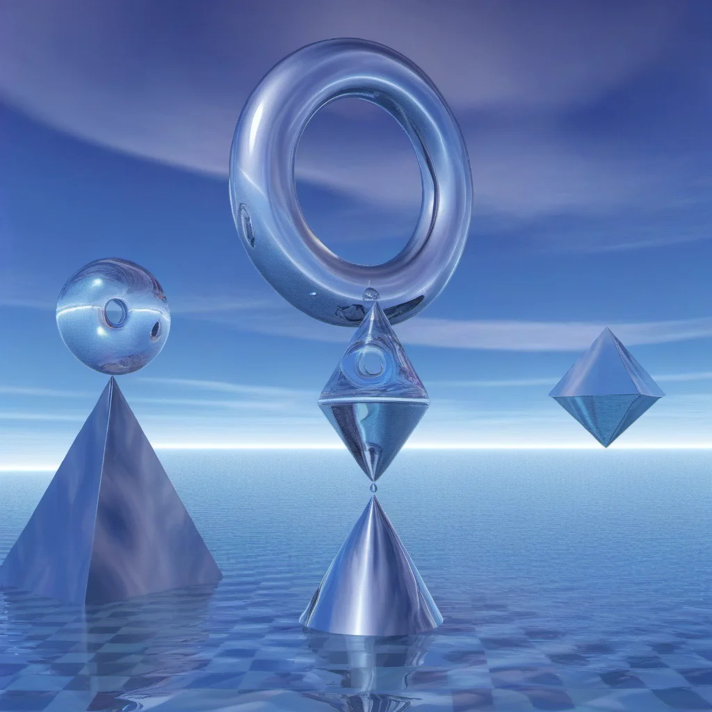 3d, reflection, shapes, torus, cone, cube, water, sky, clouds
<lora:Bryce3D_Style_XL:1>