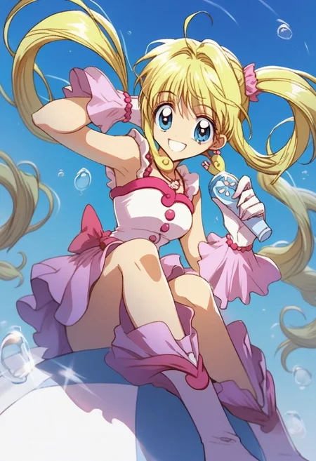 score_9,score_8_up, score_7_up, source_anime, 1girl, <lora:lucia.pony:1>,lucia,yellow hair,twin tail,long hair,mini dress,gloves,boots,off shoulder,bare shoulder,necklace,wrist jewlry, shiny skin, sitting, smile, looking at viewer, foot forward, hand behind head, elbow down, deep sea, underwater, bubble, diving, solo, cowboy shot, dutch angle