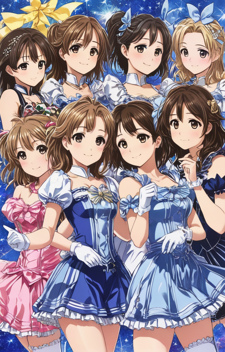 masterpiece,best quality,<lora:tbh39-sdxl:0.9>,illustration, portrait of idolmaster cinderella girls,
