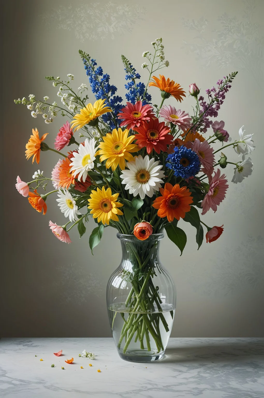 A hyper-realistic still life of a vase of freshly cut flowers, with each delicate petal and vibrant bloom rendered so lifelike that viewers might expect a breeze to rustle through the arrangement.
<lora:add-detail-xl:1> <lora:WildcardX-XL-Detail-Enhancer:0.9>
<lora:xl_more_art-full_v1:0.4> <lora:ral-ertmsphr:0.31> ral-ertmsphr <lora:ral-apoctvisn-sdxl:0.21> ral-apoctvisn