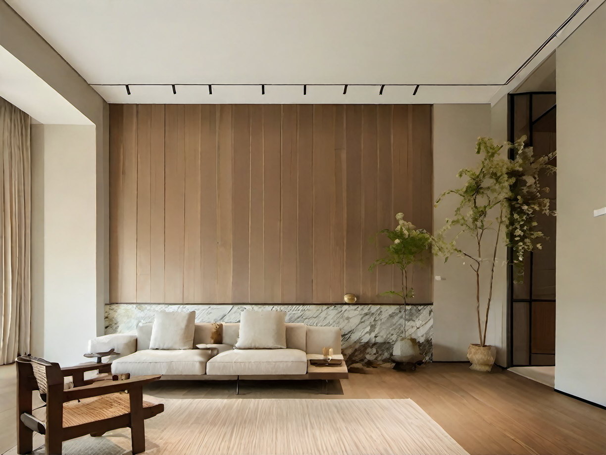 bestquality,masterpiece,highquality,real,realistic,superdetailed,fulldetail,8K,Wooden leisure,living room,plant,chair,potted plant,background wall,Floor lamp,carpet,Side table,Floor tiles,Cixi track light,couch,wooden floor,window,curtains,still life,Air conditioning vent,door,step,<lora:åæ¨ä¼é²Wooden leisure.xl-000024:1>,