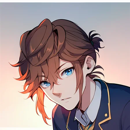 score_9, score_8_up, score_7_up,score_6_up, 1boy,solo, looking at viewer , medium shot,<lora:Arthur-30:0.8> Arthur, blue eyes, madium shot, brown hair <lora:detailed_notrigger:0.8>, school uniform