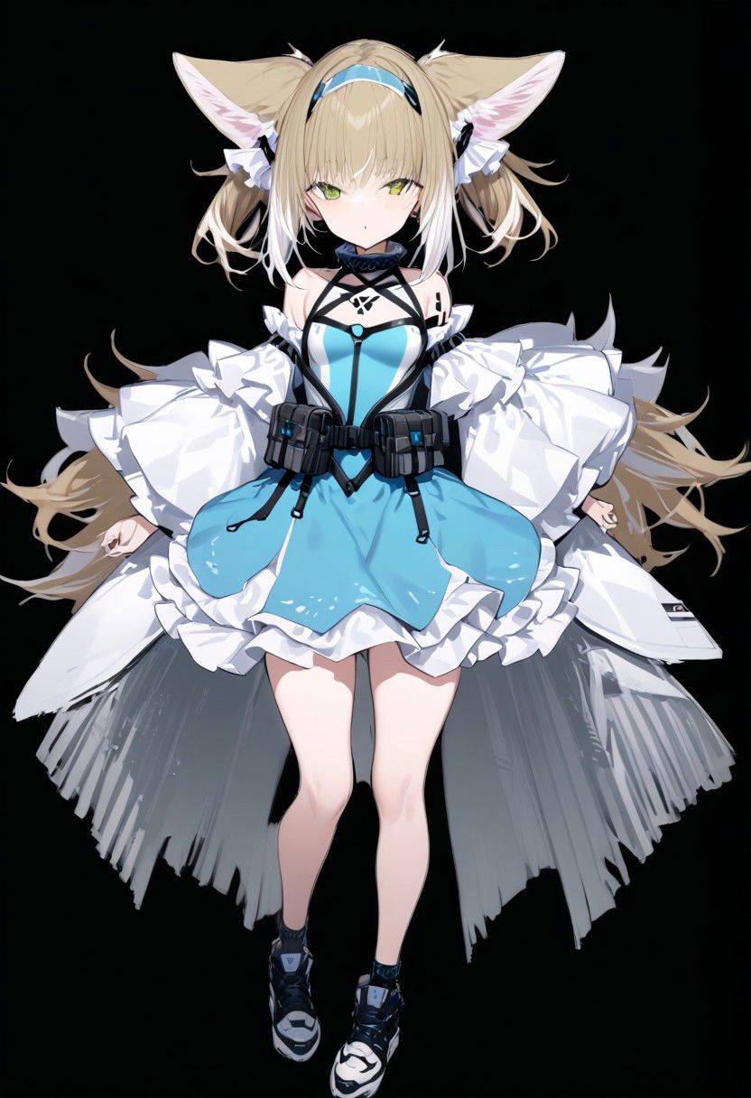 masterpiece, best quality, ultra-detailed, beautiful, nai3, 1girl, solo, full_body, tachi-e, 
suzuran_\(arknights\),