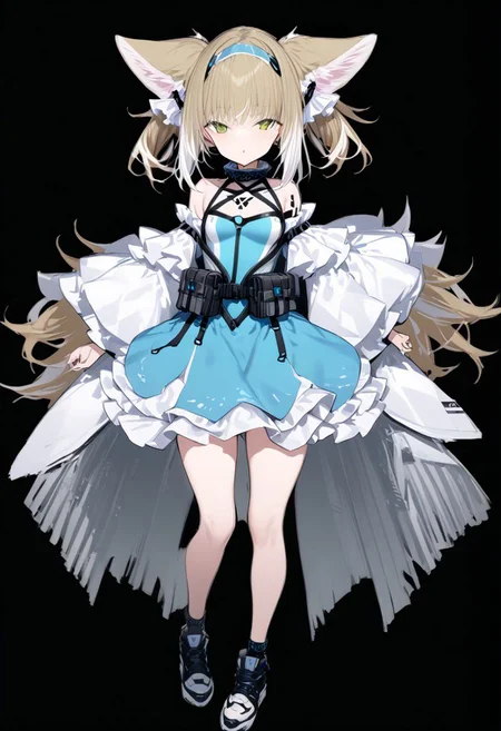masterpiece, best quality, ultra-detailed, beautiful, nai3, 1girl, solo, full_body, tachi-e,
suzuran_\(arknights\),