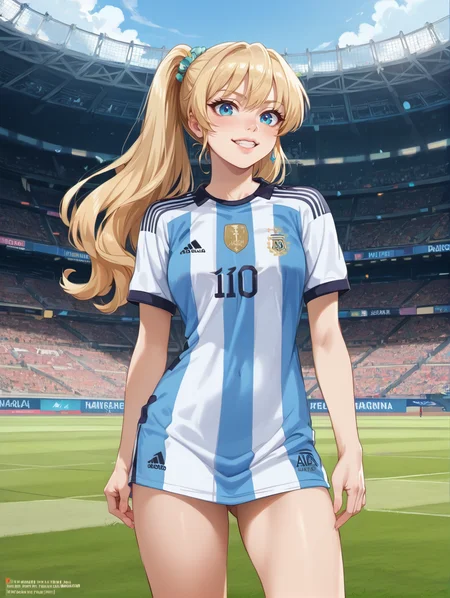 score_9, score_8_up, score_7_up, rating_safe, BREAK zPDXL2, zPDXLxxx, source_anime, masterpiece, <lora:neocoill-guy-PONYv1:1>, <lora:ArgentinaCampeona:1>,
Argentina, ArgentinaCampeona, ArgentinaCampeon, shirt, striped, sportswear, soccer uniform, soccer,