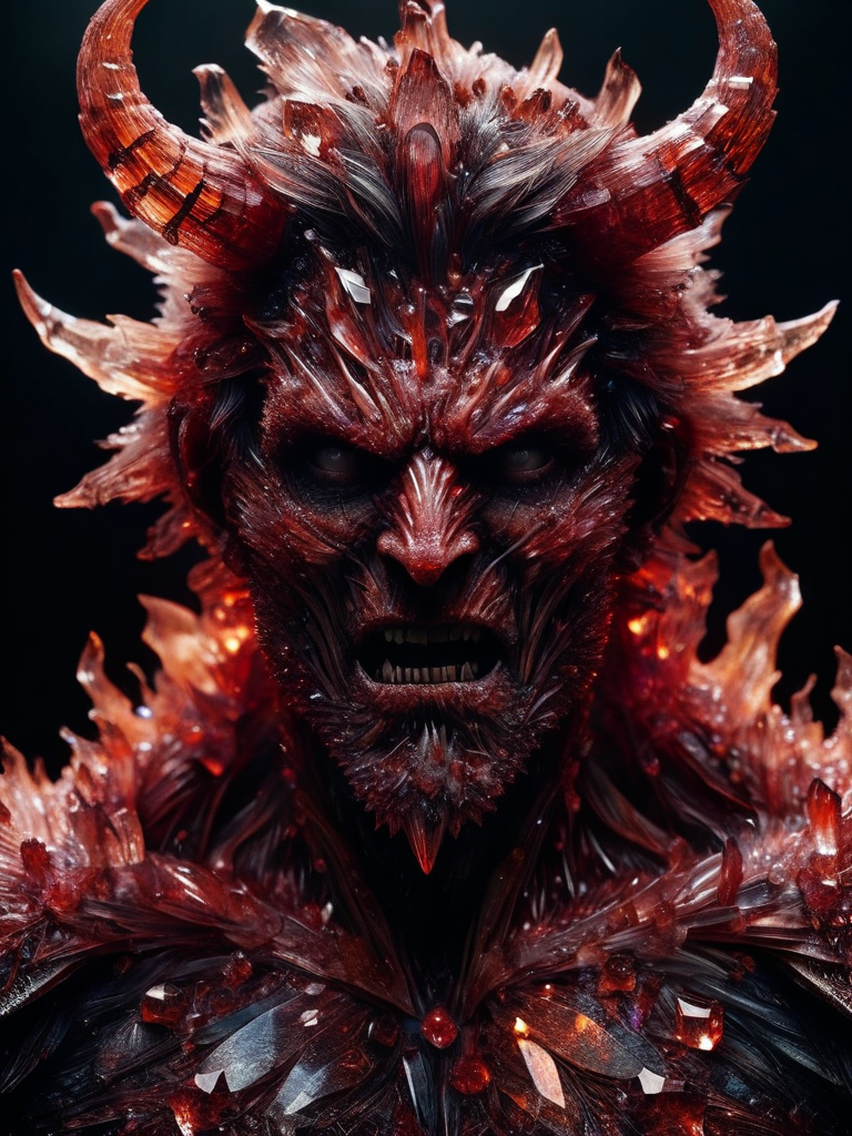 Horror-themed cinematic film still,a horrifying red-skinned male demon king, (full body portrait:1.3), (detailed monstrous evil face:1.4), screaming, wide spread bat like wings, (detailed scaly skin texture:1.2), long curved horns, (in hell, swirling tormented souls, billowing smoke:1.5), black spiky armor,, shallow depth of field, vignette, highly detailed, high budget, bokeh, cinemascope, moody, epic, gorgeous, film grain, grainy . Eerie, unsettling, dark, spooky, suspenseful, grim, highly detailed, crystalz <lora:crystalz:1>
