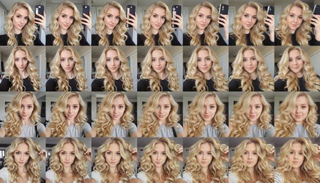 female, blonde hair, wave hair, selfie <lora:weight_slider-sdxl:0@0.1, -6@0.1>