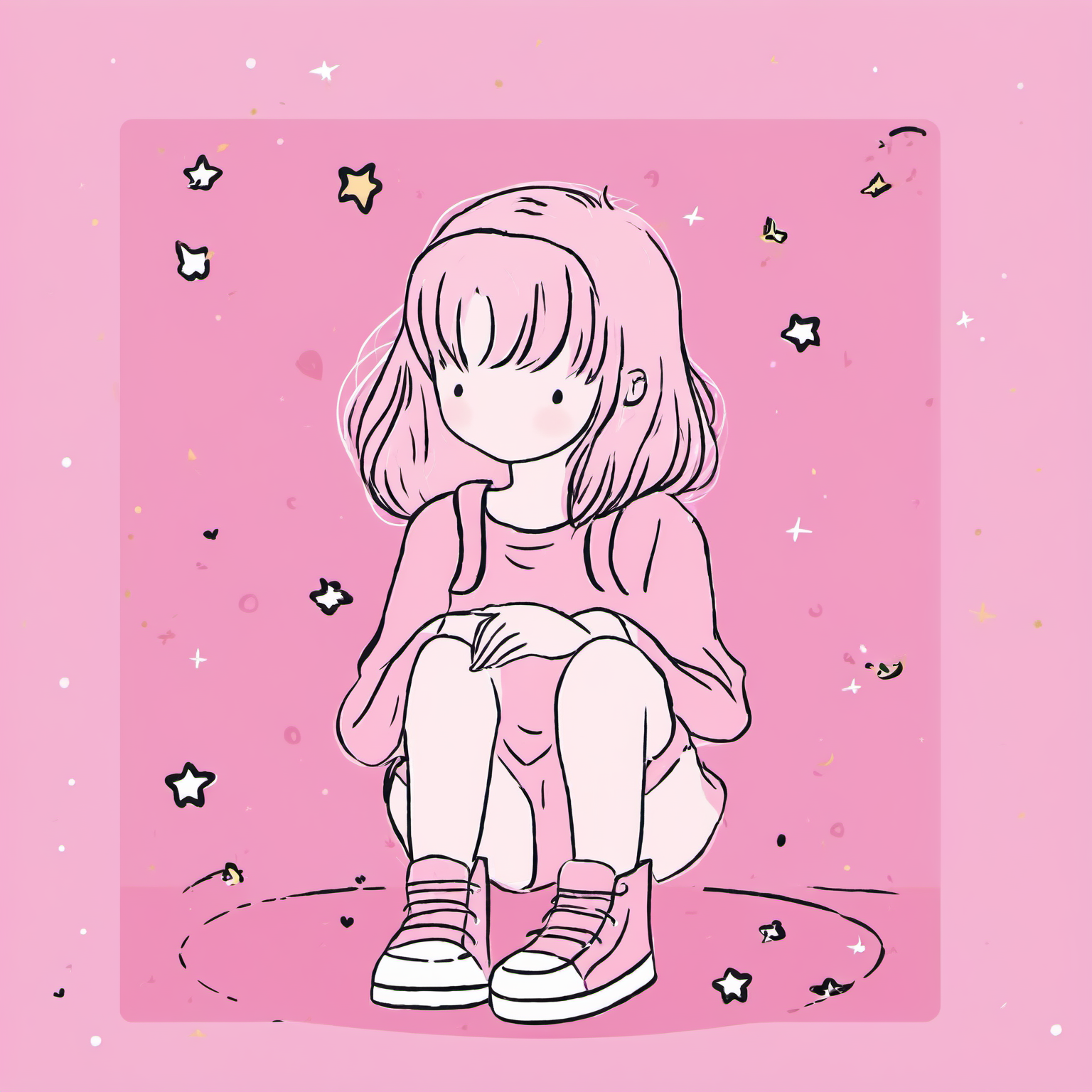 <lora:little_guy_xl>,1girl,full body,pink theme,