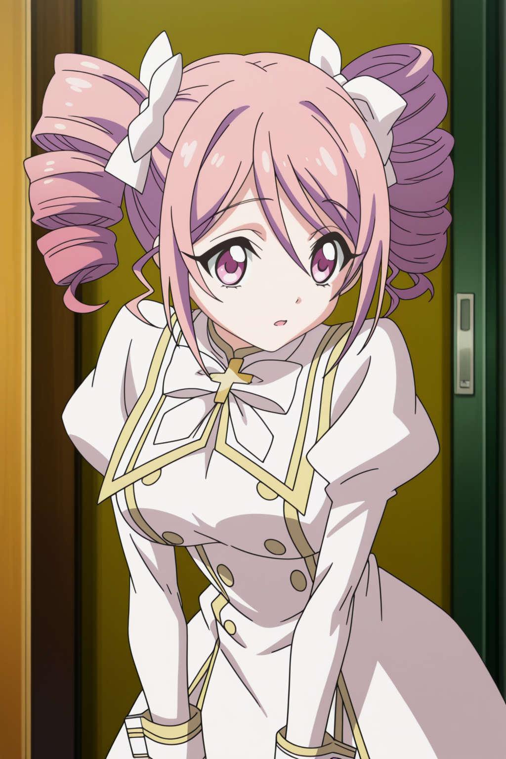 anime coloring, masterpiece,  Pino, dynamic pose <lora:Jashin-chan_Dropkick_-_Pino_-_illustrious:0.8>