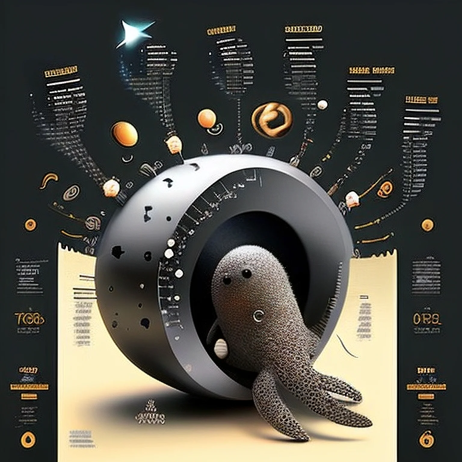 black hole absorbing stars by Style-Info