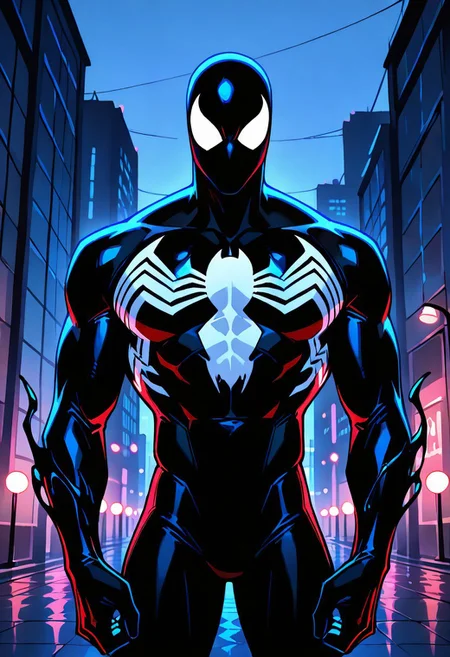 Symbiote Spiderman Blacksuit (The Animated Series)