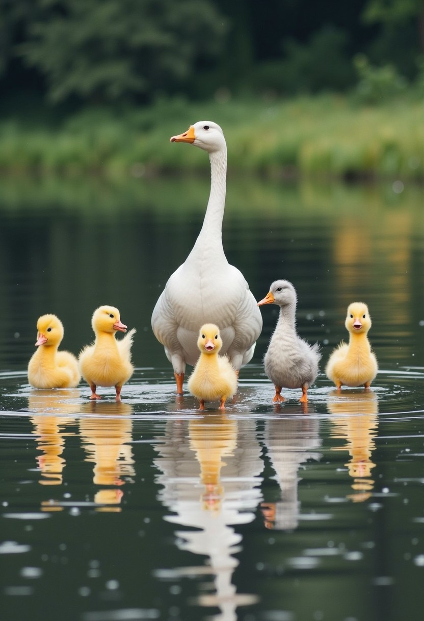 *Channel_42* bo-exposure
Right there on the pond
It's a game they all choose
Feathers fly high
Playin' duck
Duck
Duck
Goose
Quackin' and honkin'
They've formed a great crew
But hold up now
There's a twist in this view! (oo-yeah!)
All the ducks circle 'round
It's a merry ol' loop
But the goose looks shifty
Like it's hidin' the scoop
Quackin' and flappin'
What’s it tryin’ to do?
Could it be...could it be
A fowl play in the troupe?
In the water they splash
But things ain't right
The goose is actin' sneaky
In the dead of night
Ducks be squawkin'
Feelin’ trite
Who’s in the pond for a real good fight? (alright!)
One duck said
"Hey
I got somethin' to say!"
“Our feathered friend ain't here to play
Caught it on the move
Tryin' to get away
Spread the word
Let's save the day!" (hooray!)
*WARNING WARNING*
On the loose!
Emergency meetin’
Our goose is no muse
Feathers ruffle
Oh
It's a wild caboose
Call it out now
We got an imposter goose! (whoo!)