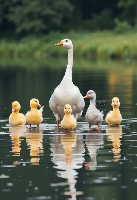 *Channel_42* bo-exposure
Right there on the pond
It's a game they all choose
Feathers fly high
Playin' duck
Duck
Duck
Goose
Quackin' and honkin'
They've formed a great crew
But hold up now
There's a twist in this view! (oo-yeah!)
All the ducks circle 'round
It's a merry ol' loop
But the goose looks shifty
Like it's hidin' the scoop
Quackin' and flappin'
What’s it tryin’ to do?
Could it be...could it be
A fowl play in the troupe?
In the water they splash
But things ain't right
The goose is actin' sneaky
In the dead of night
Ducks be squawkin'
Feelin’ trite
Who’s in the pond for a real good fight? (alright!)
One duck said
"Hey
I got somethin' to say!"
“Our feathered friend ain't here to play
Caught it on the move
Tryin' to get away
Spread the word
Let's save the day!" (hooray!)
*WARNING WARNING*
On the loose!
Emergency meetin’
Our goose is no muse
Feathers ruffle
Oh
It's a wild caboose
Call it out now
We got an imposter goose! (whoo!)