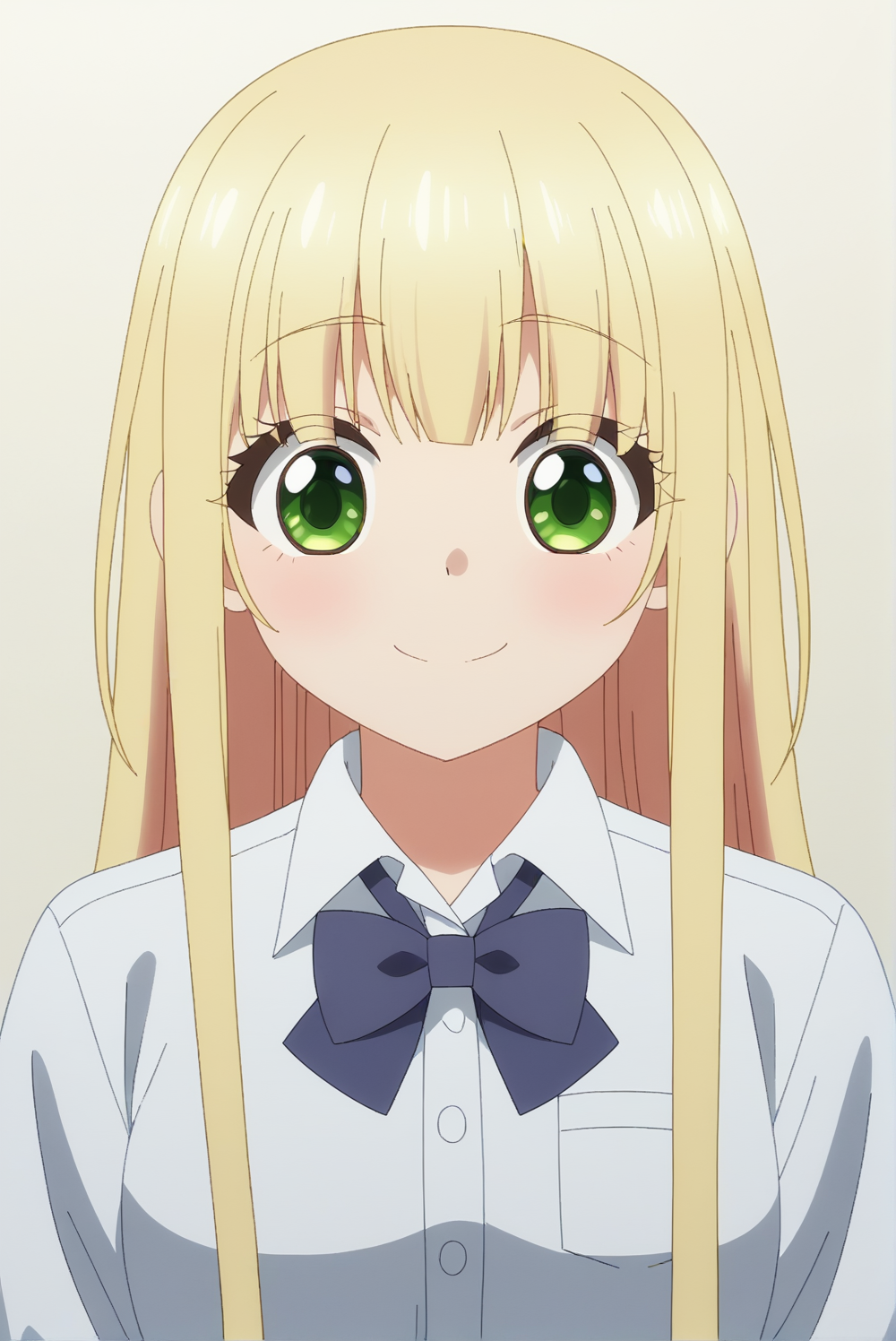 <lora:Noeru_Izumi:0.8>, Noeru Izumi, white background, upper body, smile