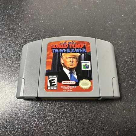 <lora:n64-000003:1>, n64, Donald Trump's Tower