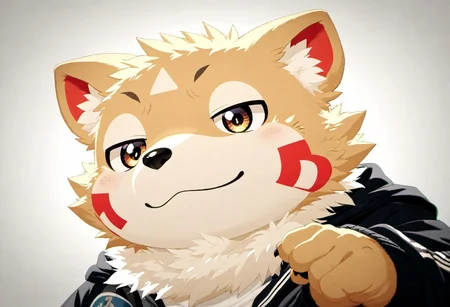 score_9, score_8_up, score_7_up, zPDXL3, ((((sdgs4by zuppu11)))), 1boy, furry, solo