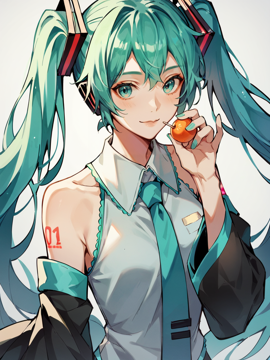 score_9, score_8_up, score_7_up, score_6_up,   <lora:bukkXLP:0.8> bukk, 1girl, hatsune miku,