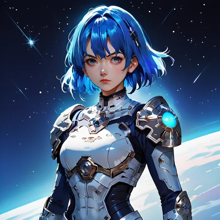 score_9.score_8_up,score_7_up,source_anime,
 <lora:Space_clothes-pony-8:0.6> ,
space_space,
1girl,solo,blue hair,space armor,shoulder armor,futuristic,neon lines glow,