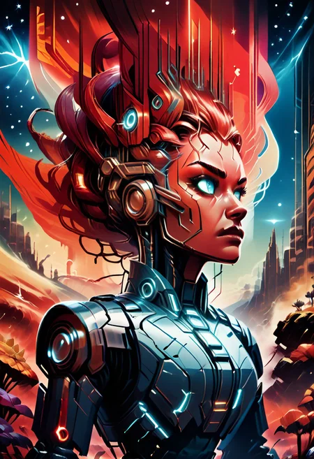 score_9, score_8_up, score_7_up, rabbits dressed as Tron Movie, light cycles, stance, feral, red glowing tattoo, raised head, rimlighting, fur, ultra-detailed, starry, maximalist, 3DMM, citronLegacy, scifi,