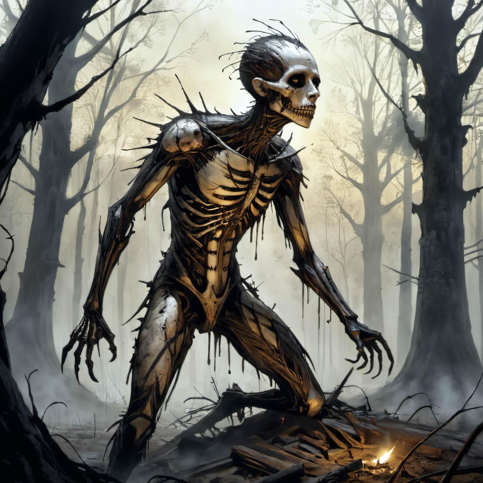 breathtaking "the victim",breathtaking illustration in the style of gris grimly and clive barker,sparks fear and imagination in the viewer,masterpiece,intricately detailed,awe inspiring,<lora:add-detail-xl:2>,, Ultra-HD-details, true to life,natural skin,high detailed body,very detailed scene,shadows,detailed background,highly detailed skin,accurate to life,living image,amazingly lifelike . award-winning, professional, highly detailed