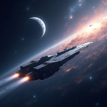 an image that captures the essence of interstellar exploration, showcasing the thrill of venturing into the unknown reaches of space. The image should feature a futuristic spaceship, equipped with cutting-edge technology, embarking on a journey through the cosmos. The stars, planets, and galaxies should be rendered in vivid detail, conveying a sense of wonder and awe at the vastness and beauty of the universe,
Space, Stars, Planets, Spaceship, Exploration, Adventure, Discovery, Astronomy, Cosmos, Science, Technology, Innovation, Hope, Futuristic, Cutting-Edge, Universe, Vastness, Beauty, Wonder, Awe, Journey, Unknown, Mystery, Exploration, Discovery.