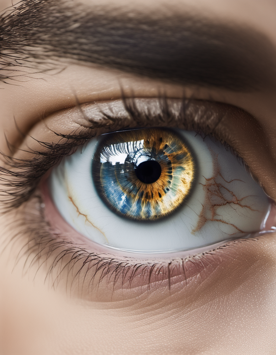 single eye, professional photo of perfecteyes eyes, studio lighting, intricate, earth reflected in the eye