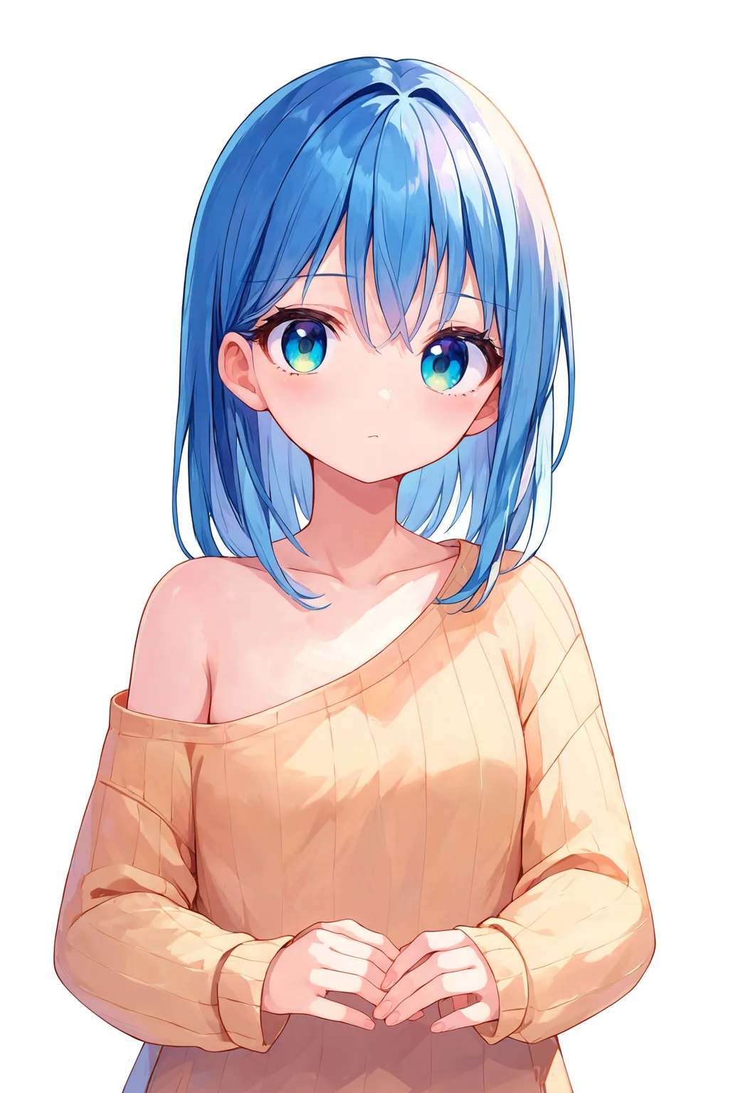 score_9_up score_8_up score_7_up, source_anime, 1girl, single bare shoulder, ribbed sweater
<lora:single_bare_shoulder_24re_pony_d8:1>