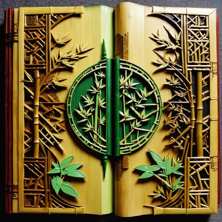 Spellbooks, Embossing, Bamboo,
