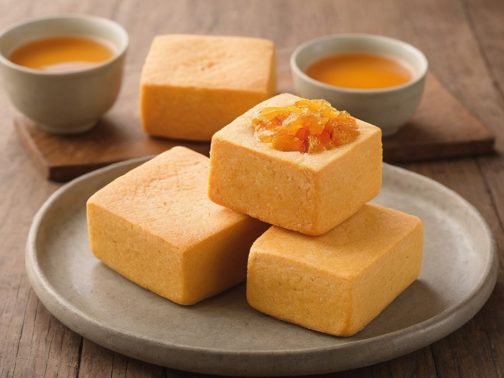 A high-resolution, hyper-realistic image of a delicious PPCake, a popular dessert in many cuisines. The PPCake is perfectly baked, with a golden-brown crust and a sweet, moist interior. It's placed on a rustic wooden table, with a cup of tea on the side. The scene is set in a homey kitchen environment, with all elements in sharp focus, creating a clear and detailed image. The lighting should be natural and soft, highlighting the appetizing qualities of the PPCake and the cozy atmosphere of the setting, <lora:PineappleCake:0.8>
