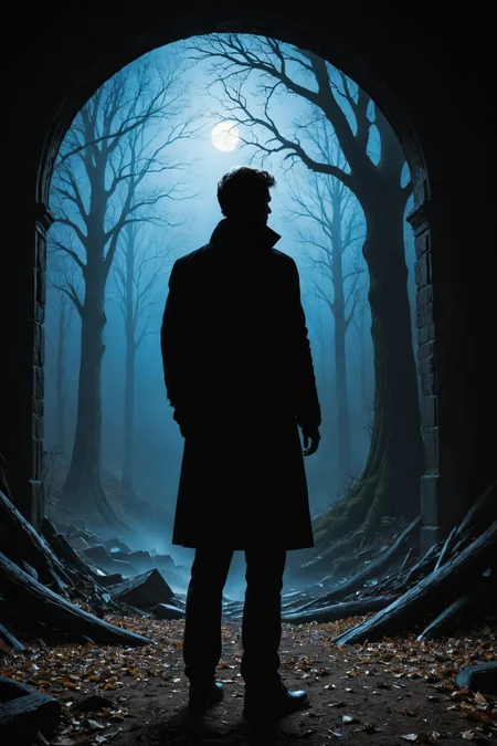 cinematic by (((Joseph Stella) and Brian Mashburn) and Rob Gonsalves) and Christopher Balaskas, silhouette <lora:silhouette:3.00> <lora:more_art:0.20> <lora:RMSDXL_Enhance:1.20> <lora:RMSDXL_Creative:0.60> <lora:RMSDXL_Photo:0.60> <lora:RMSDXL_Darkness_Cinema:0.60> <lora:clothing_slider:3.25> <lora:great_lighting:1.50> <lora:aesthetic:1.50> <lora:photorealistic_portrait_v2:0.15> <lora:extremely_detailed_v2:0.25> <lora:attractive_v2:0.25> <lora:dpo:0.25> <lora:perfect_eyes:0.35> <lora:perfect_hands:0.50> <lora:midjourney:-0.15> <lora:looking_at_viewer:1.50> <lora:XDetail_heavy:0.75> <lora:add_detail:0.75> <lora:faetastic:0.15>