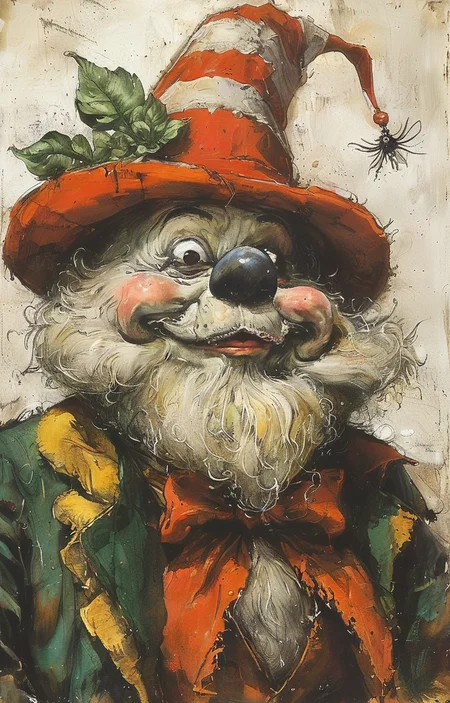 masterpiece,best quality,<lora:tbh281-sdxl:0.9>,illustration,style of Basil Gogos animals
