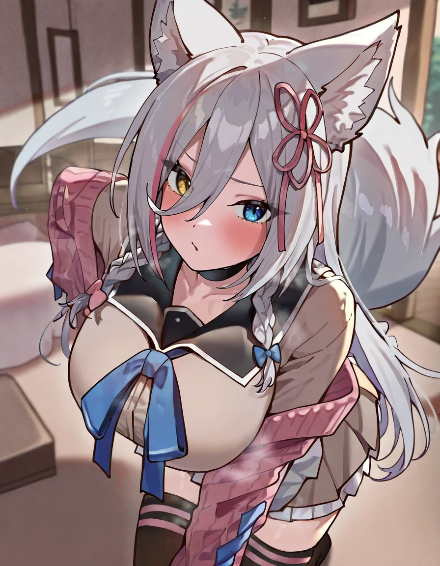 masterpiece, perfect quality, best quality, absolutely eye-catching, absurdres, highres, newest, <lora:ronomiyahinagikuillustriousXL:1>, 1girl, ronomiyahinagiku,