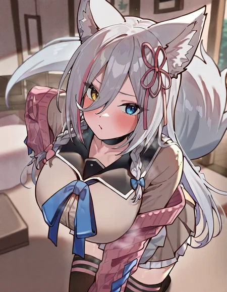 masterpiece, perfect quality, best quality, absolutely eye-catching, absurdres, highres, newest, <lora:ronomiyahinagikuillustriousXL:1>, 1girl, ronomiyahinagiku,