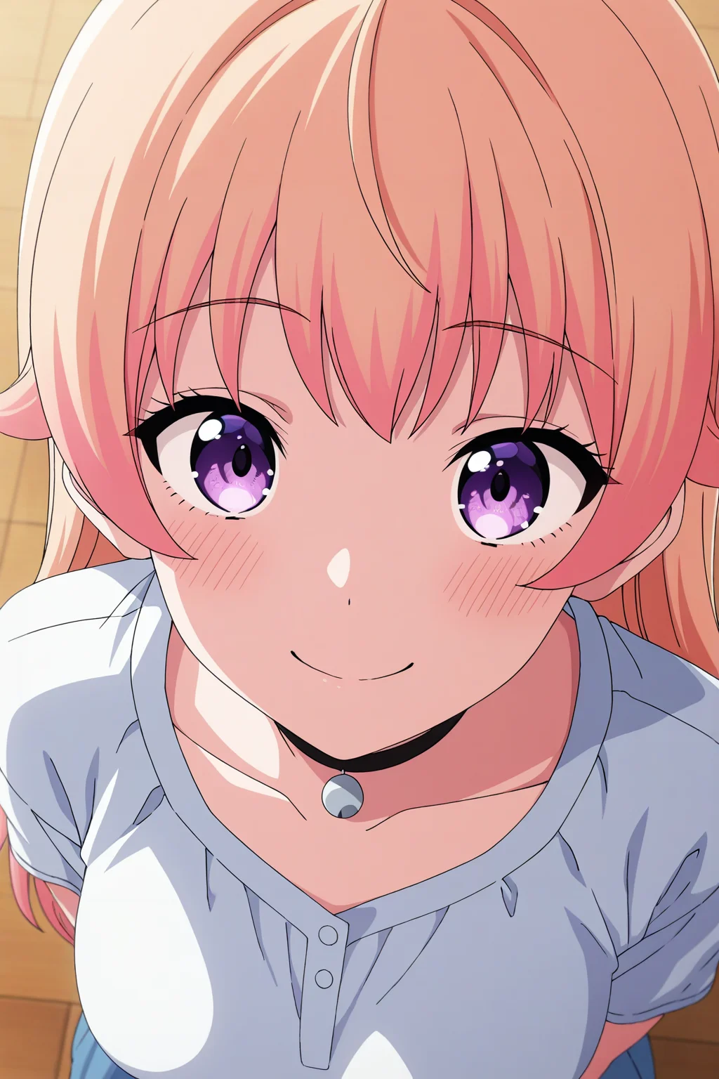 masterpiece, best quality, amazing quality, very aesthetic, absurdres, ultra detailed,
<lora:il_contrast_slider_d1 (Ð¦ÐÐÐ¢ ÐÐÐ Ð¢ÐÐÐÐ):-0.8>
 <lora:Nico Wakatsuki:0.8> nico_wakatsuki, 1girl,
portrait, smile, solo,
view from above, body is visible, medium breasts are visible from under the shirt,,
