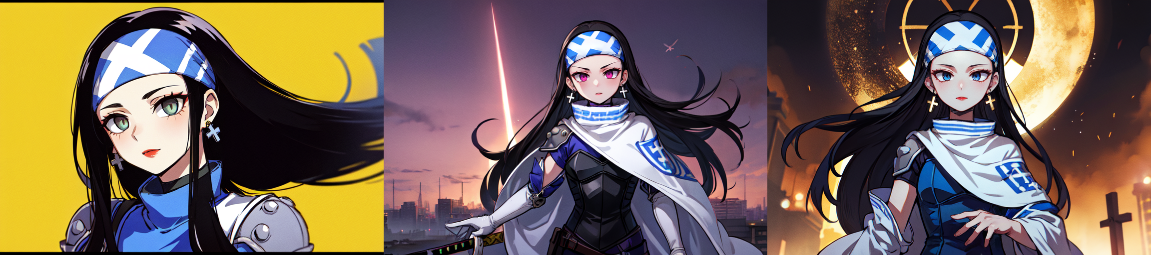 highly insanely detailed, masterpiece, top quality, best quality, highres, 4k, 8k, RAW photo, (very aesthetic, beautiful and aesthetic), 
__lazy-wildcards/cosplay-char/ShinMegamiTensei/beth/prompts__, 
<lora:zs_Beth:0.7>, 
(1girl:1.3), 1other, 
__lazy-wildcards/dataset/background__,âââ