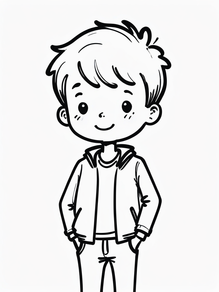 illustration, simple line art, (white background:1.2), doodle, doodle line, hand draw, drawing, b&w, monochrome, <lora:SDXL_BTT_Doodle_v01:1.5>, SDXL_BTT_Doodle_v01, boy