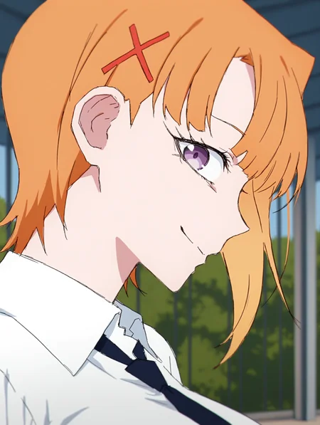 <lora:Ado_Usseewa_Style:1> (usseewastyle,sketch),
<lora:HanaYurikaw_LW:0.65>masterpiece, best quality, amazing quality, detailed, HanaYurikaw_LW, anime screenshot, short hair, hair ornament, purple eyes, hairclip, orange hair, blonde hair, multicolored hair, 1girl, solo, mature female, white shirt, necktie, school uniform, indoors, portrait, looking at viewer, smile, blurry background, three_quarter_profile, outdoors, park, upper body, large breasts