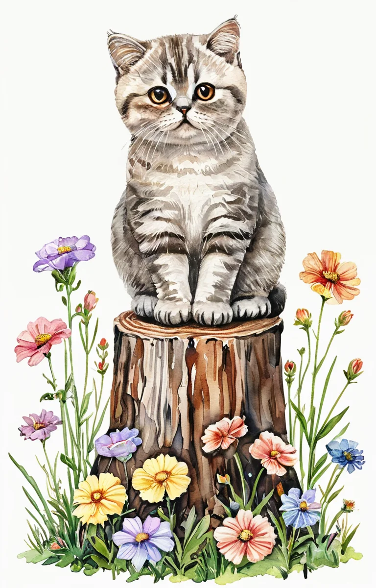 masterpiece,best quality,<lora:tbh31-sdxl:0.9>,illustration,cat A bottle of perfume in garden