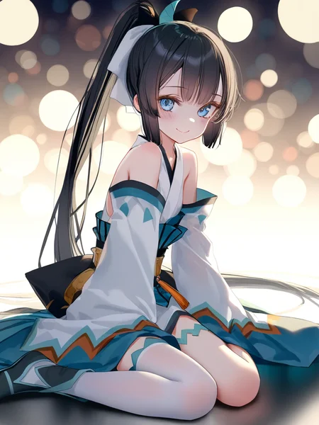 1girl,single thighhigh,solo,yingcao,white background,simple background,,smile,wariza,blue eyes,<lora:yingcao-000012:0.8>, masterpiece, best quality, very aesthetic, absurdres, (artist:reoen:0.826446),(artist:machi:0.9),(artist:ningen_mame:0.9),(artist:sho_(sho_lwlw):0.9),(artist:rhasta:0.9),(artist:wlop:0.7),(artist:ke-ta:0.6),(fkey:0.5),(tianliang duohe fangdongye:0.5),(hiten \(hitenkei\):0.6),best quality,amazing quality,(artist:onineko:0.826446),very aesthetic,bokeh, Wisadel,