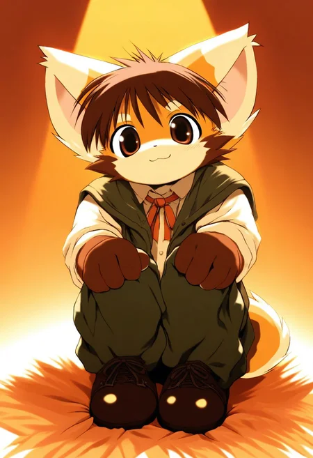 masterpiece, high score, great score, absurdres, year 2006, safe, 1boy, zuppu11 type 1, furry, cute, kemono