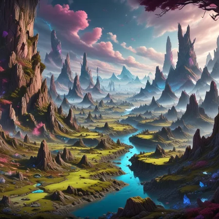 lumenarium, rwsurface, fantasy landscape