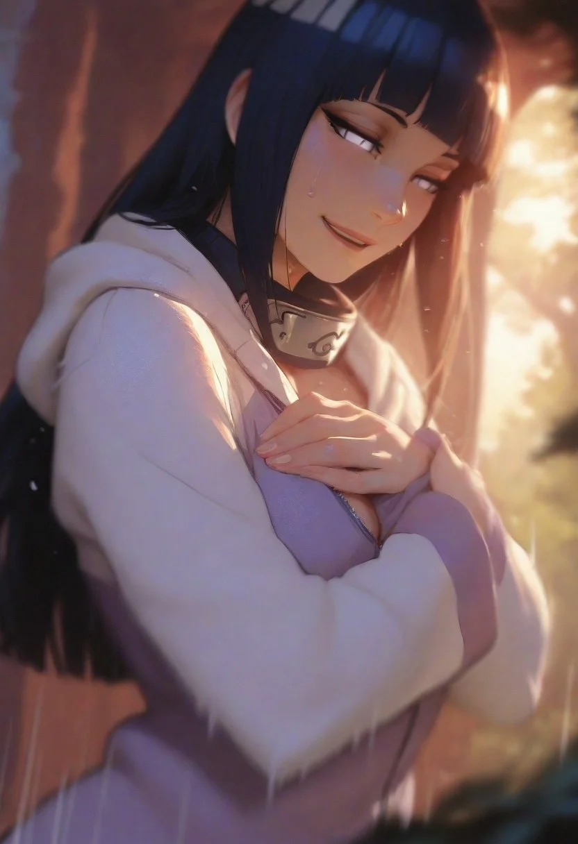 masterpiece, best quality, amazing quality, very aesthetic, newest, hinata hyuga, blue hair, white eyes, no pupils, long hair, bangs, blunt bangs, open casual outfit, long sleeves, hood, open hoodie, hood down, covering breasts, smiling, seductive face,
<lora:ppw_v7_animv4_1_r2:0.6> <lora:illustrious_all_rated_v1:0.6>
BREAK
best quality, amazing quality, very aesthetic, flat colors, Artist:ilya kuvshinov, Artitst: incase0.65, open eyes, sweat, motion lines, motion blur, partial nudity, mature female, BREAK dynamic light, warm_light, vibrant colors warm_colors, soft focus, high contrast, textured surfaces, depth of field, golden hour lighting, dramatic shadows, rich details, nature-inspired color palette, playful composition. ,dynamic light,background, BREAK
(dramatic lighting),masterpiece, best quality, very aesthetic,8k,masterpiece, best quality,anime, masterpiece, best quality, 8k,
