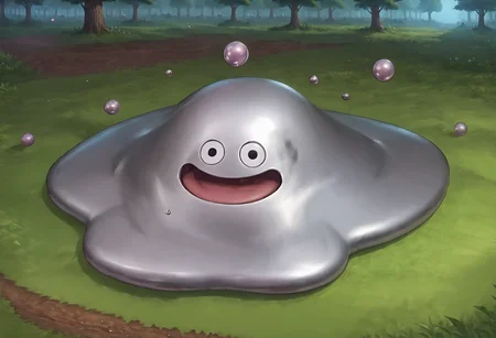 score_9,score_8_up,score_7_up,best quality,masterpiece,super detailed,extreme detailed,full_body,zPDXL,source anime BREAK nature,forest,no humans,mutilple_monsters,
<lora:Pony_DetailV2.0:1> BREAK hagurin,slime (dragon quest),<lora:hagurin:0.7>,no legs,:d,