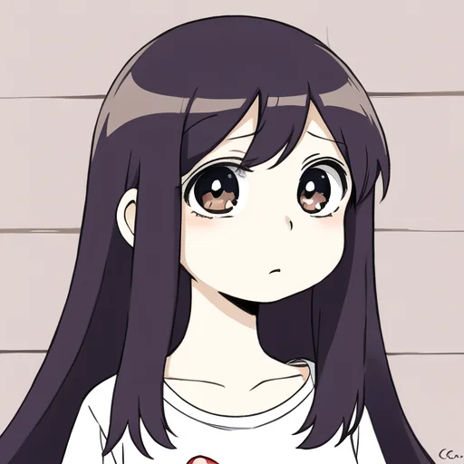 BAYC, portrait, 1girl, long hair, big eyes, t-shirt <lora:BAYC_LoRA:0.6>